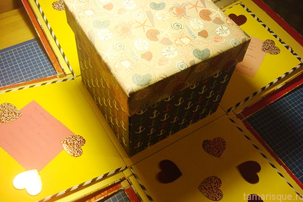 Коробка со сладостями в подарок своими руками