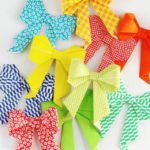 Как сделать бантик оригами